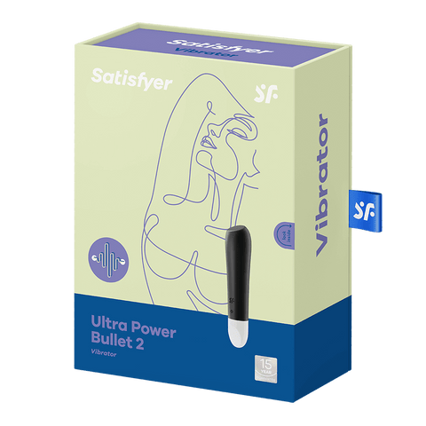 Satisfyer Ultra Power Bullet 2 Intense Clitoral Stimulator - Bullet Vibrators