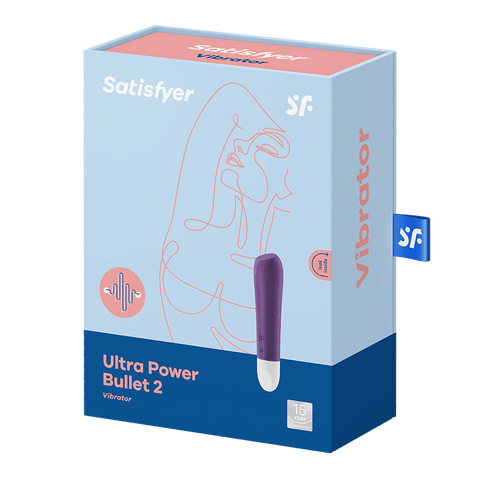 Satisfyer Ultra Power Bullet 2 Intense Clitoral Stimulator - Bullet Vibrators