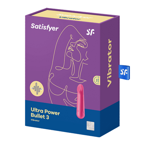 Satisfyer Ultra Power Bullet 3 Waterproof Clitoral Massager - Bullet Vibrators