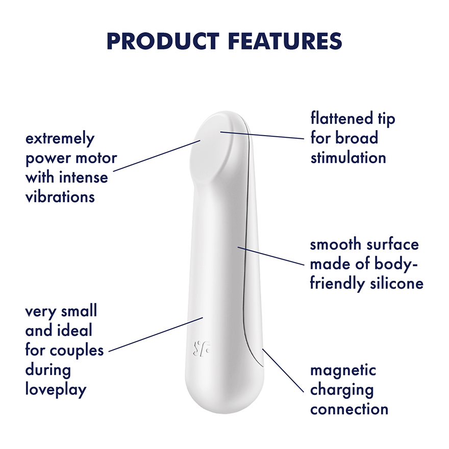 Satisfyer Ultra Power Bullet 3 Waterproof Clitoral Massager Bullet Vibrators