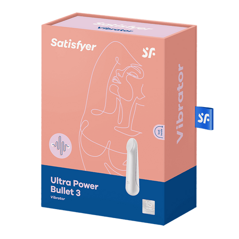 Satisfyer Ultra Power Bullet 3 Waterproof Clitoral Massager - Bullet Vibrators