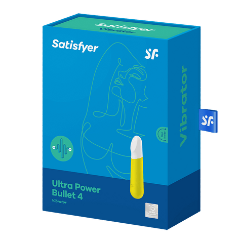 Satisfyer Ultra Power 12 Functions Bullet Vibrator 4 Yellow - Bullet Vibrators