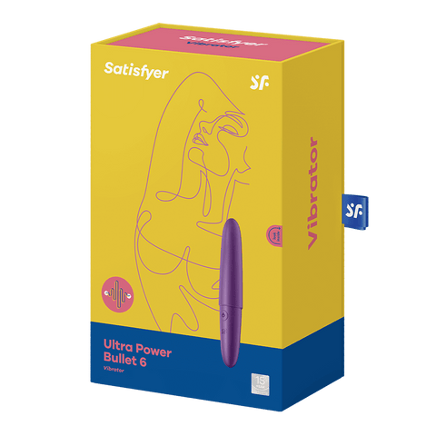 Satisfyer Ultra Power Bullet 6 Waterproof 12 Functions Mini Vibrator - Bullet Vibrators