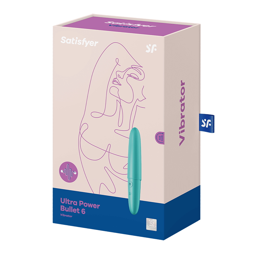Satisfyer Ultra Power Bullet 6 Waterproof 12 Functions Mini Vibrator Bullet Vibrators