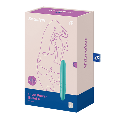 Satisfyer Ultra Power Bullet 6 Waterproof 12 Functions Mini Vibrator - Bullet Vibrators