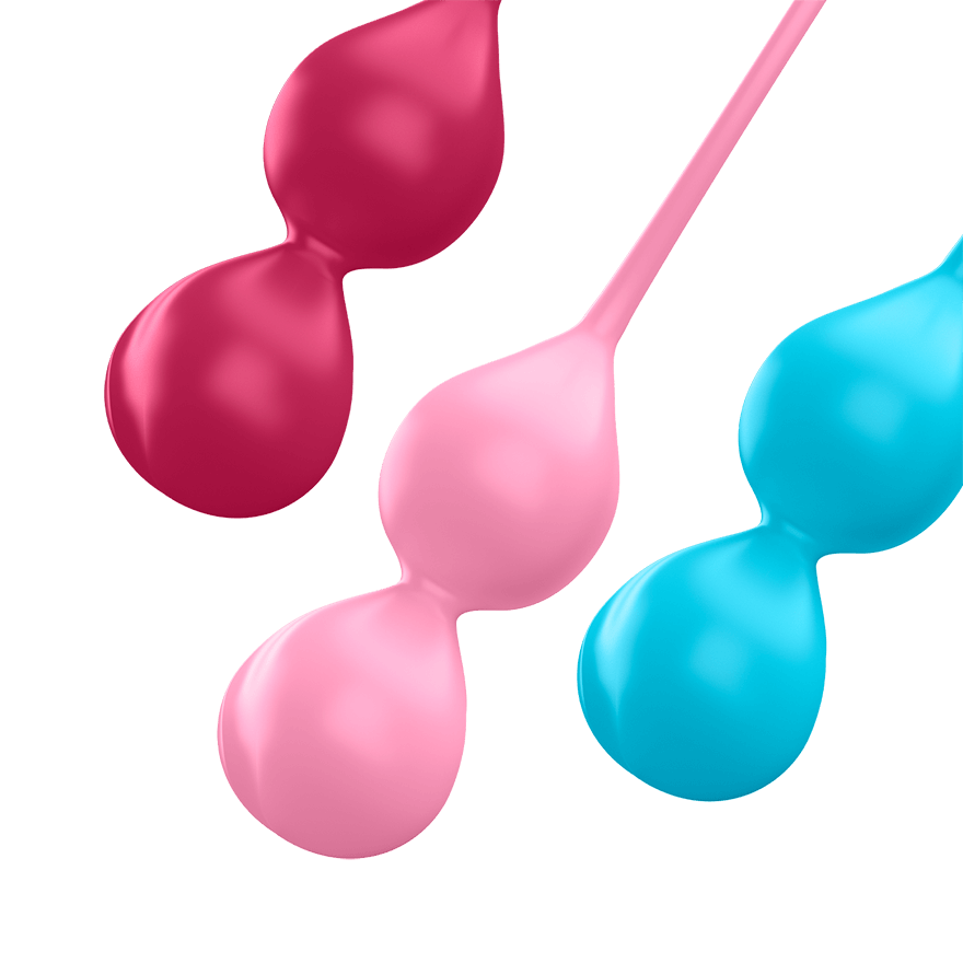 Satisfyer V Balls Orgasm Traning Set Love Eggs and Kegel Exercisers