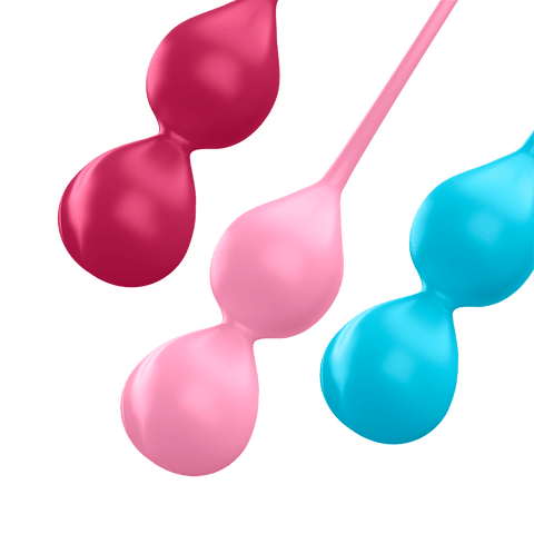 Satisfyer V Balls Orgasm Traning Set - Love Eggs and Kegel Exercisers