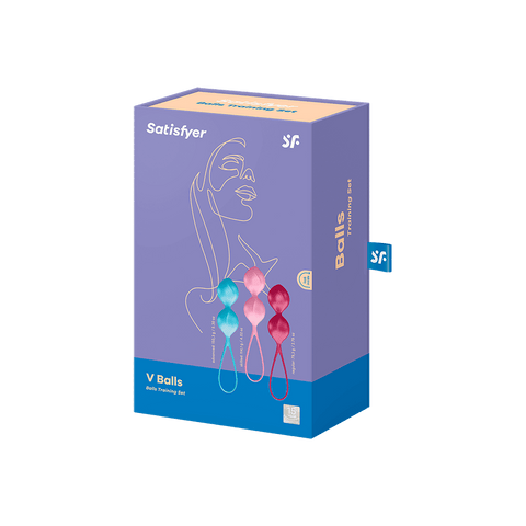 Satisfyer V Balls Orgasm Traning Set - Love Eggs and Kegel Exercisers