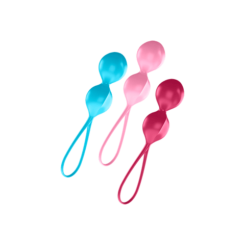 Satisfyer V Balls Orgasm Traning Set - Love Eggs and Kegel Exercisers