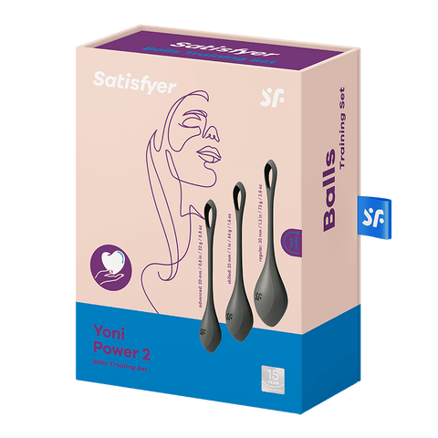 Satisfyer Yoni Power 2 Silicone Keger Exerciser Balls - Bullet Vibrators