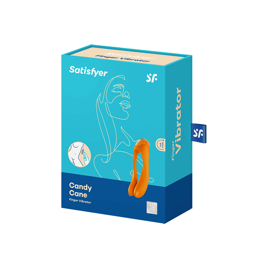 Satisfyer Candy Cane Waterproof Full Body Finger Vibrator Finger and Tongue Vibrators