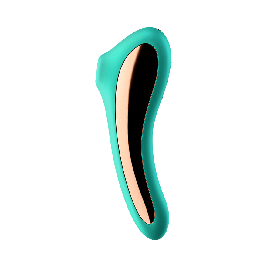 Satisfyer Dual Kiss Double Sided Air Pulse Clitoral Vibrator Clit Ticklers and Pulsators