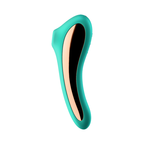 Satisfyer Dual Kiss Double Sided Air Pulse Clitoral Vibrator - Clit Ticklers and Pulsators
