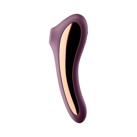 Satisfyer Dual Kiss Double Sided Air Pulse Clitoral Vibrator - Clit Ticklers and Pulsators