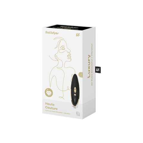 Satisfyer Haute Couture Multi Functions Waterproof Clitoral Stimulator - Clit Ticklers and Pulsators