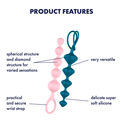 Satisfyer Beginners and Anal Training Beads - Anal Beads and Balls