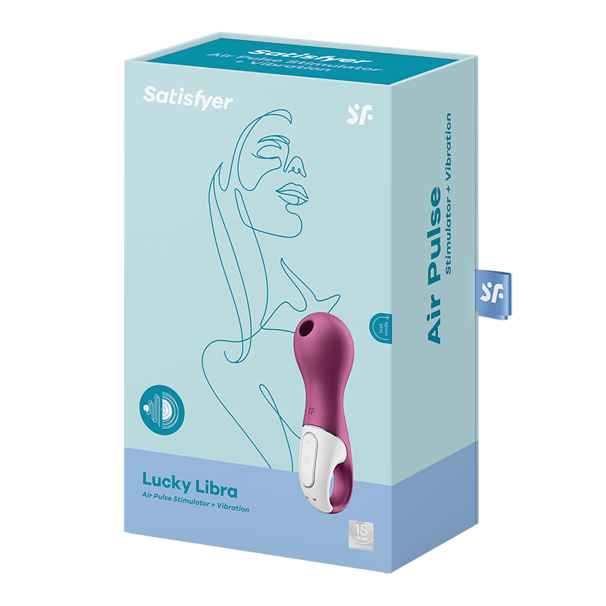 Satisfyer Lucky Libra Air Pulse Clitoral Stimulator Clit Ticklers and Pulsators