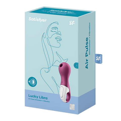 Satisfyer Lucky Libra Air Pulse Clitoral Stimulator - Clit Ticklers and Pulsators
