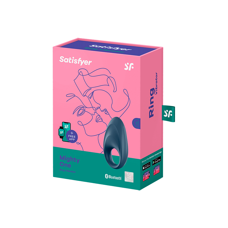 Satisfyer Mighty One App Controlled Vibrating Cock Ring Cock Rings