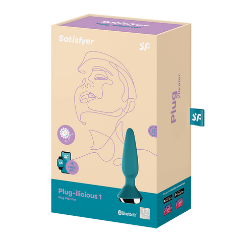 Satisfyer Plug-ilicious 1 App Controlled anal Vibrator - Remote Control Vibrators
