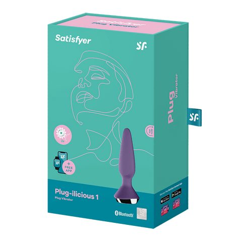 Satisfyer Plug-ilicious 1 App Controlled anal Vibrator - Remote Control Vibrators