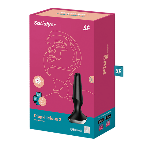 Satisfyer Plug-ilicious 2 App Controlled Vibrating Anal Plug - Body Wands