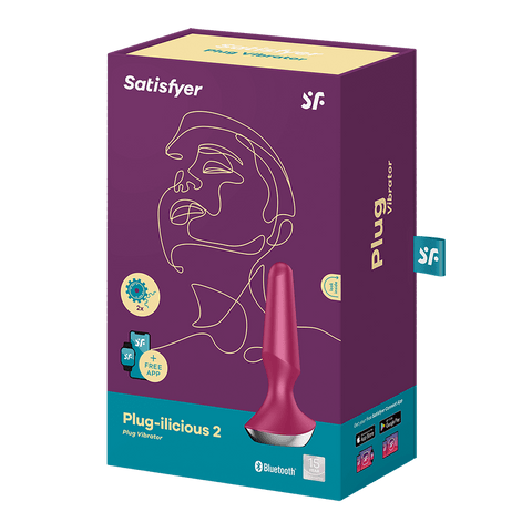 Satisfyer Plug-ilicious 2 App Controlled Vibrating Anal Plug - Body Wands