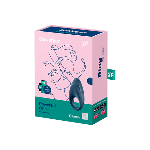 Satisfyer Powerful One App Connected Cock Ring Vibrator - Cock Rings