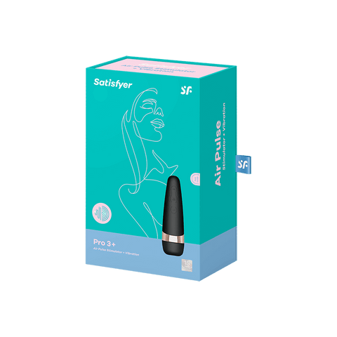 Satisfyer Pro 3 Air Pulse Stimulator With Vibration - G-Spot Vibrators