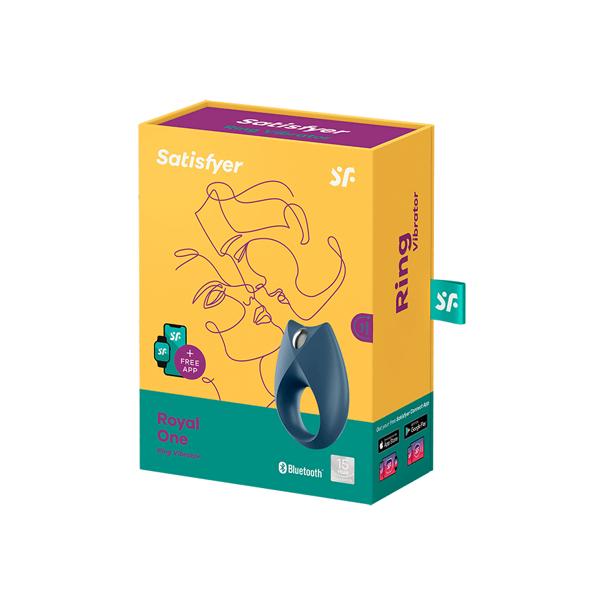 Satisfyer Royal One App Control Multi Functions Vibrating Cock Ring Vibrating Cock Rings