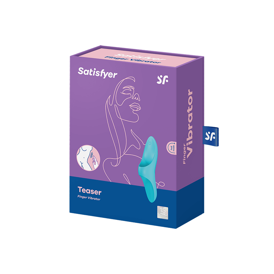 Satisfyer Teaser 12 Functions Adult Finger Vibrator Realistic Dildos