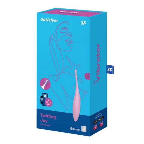 Satisfyer Twirling Joy App Controlled Circulating Vibrator - Bullet Vibrators