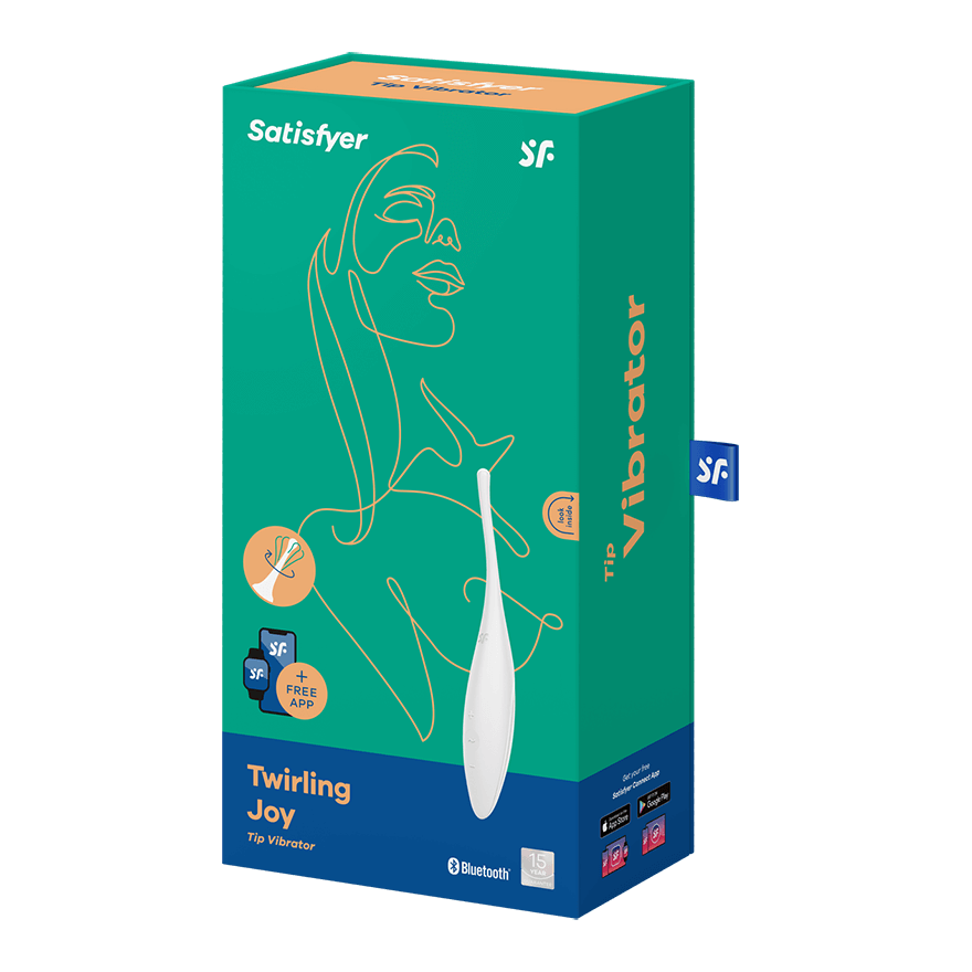 Satisfyer Twirling Joy App Controlled Circulating Vibrator Bullet Vibrators