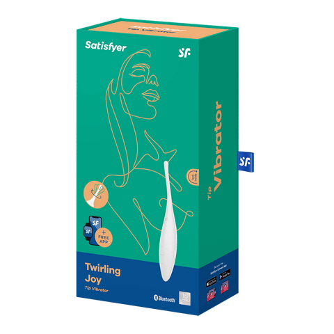 Satisfyer Twirling Joy App Controlled Circulating Vibrator - Bullet Vibrators