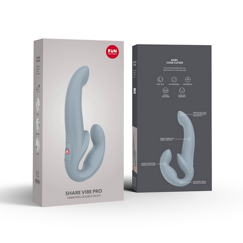 Fun Factory SHARE VIBE PRO Rechargeable Strapless Strap-On - Strap On Sextoys