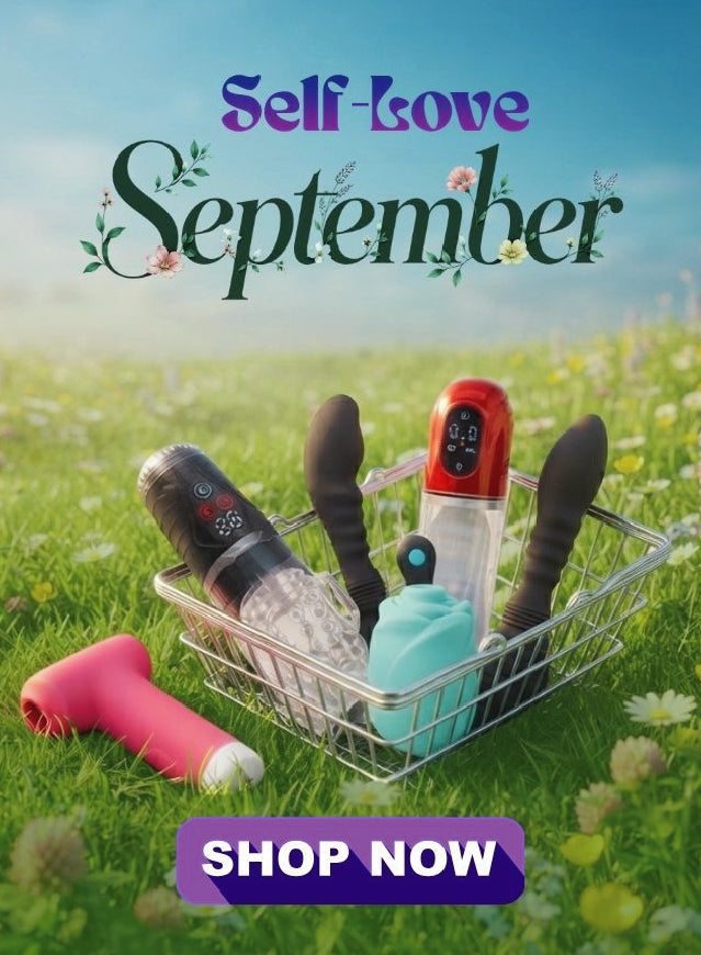 Self-Love September at Adultsmart — sexual wellness and solo play edit, free shipping over $200.