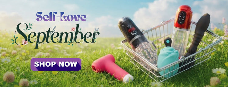 Self-Love September at Adultsmart — sexual wellness and solo play edit, free shipping over $200.