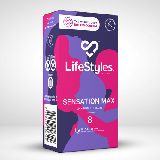 LifeStyles Sensation Max Condoms 8 Pack Condoms