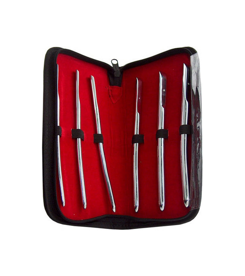 Medical Sex Flat End Urethral Sound Kit Penis Plugs