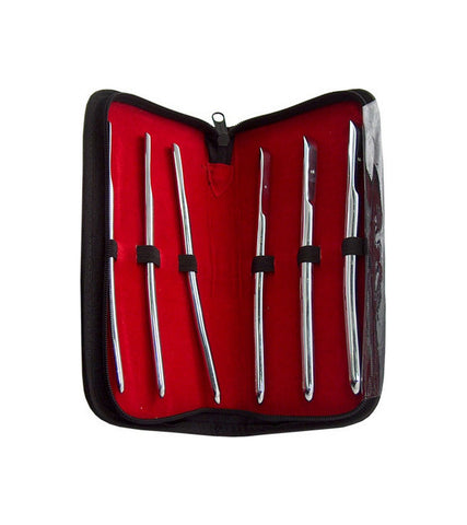 Medical Sex Flat End Urethral Sound Kit - Penis Plugs