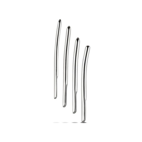 Sinner Gear Single Ended Dilator Set Advanced 4 Piece Urethral Sounds