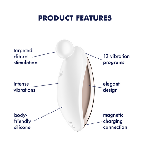 Satisfyer Spot On 2 Rechargeable Clitoral Stimulator - Clit Ticklers and Pulsators