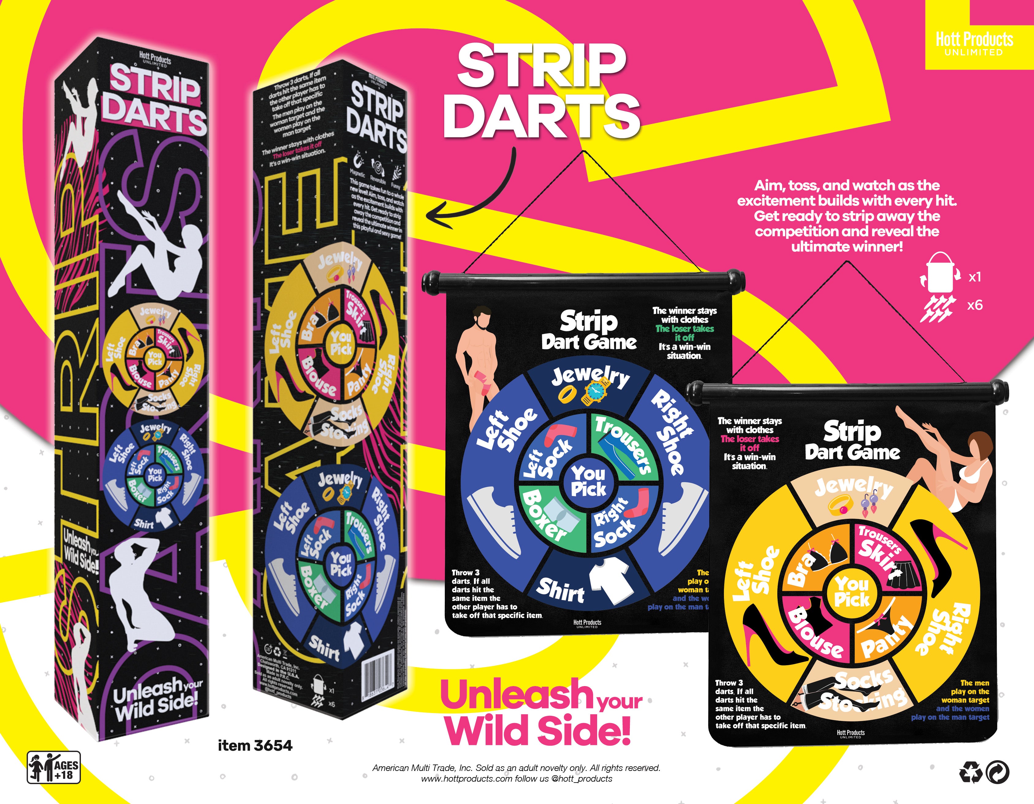 Hott Products Strip Darts Game for Men and Women Sex Games, Coupons and Tricks