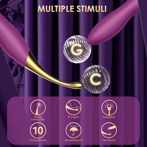 Svakom Beatrice Dual-end Clitoral Vibrator - G-Spot Vibrators
