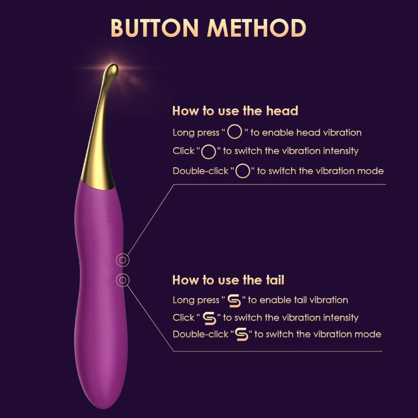Svakom Beatrice Dual-end Clitoral Vibrator - G-Spot Vibrators