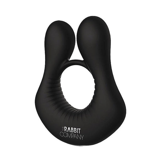 The Rabbit Company's Deluxe Vibrating Silicone Pleasure Ring - Silicone Cock Rings