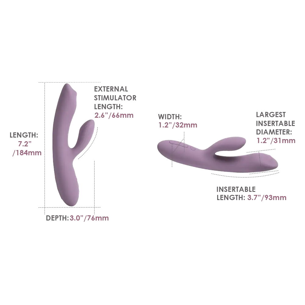 Svakom Trysta Neo G-Spot Rabbit Vibrator Romantic Rose Rabbit Vibrators