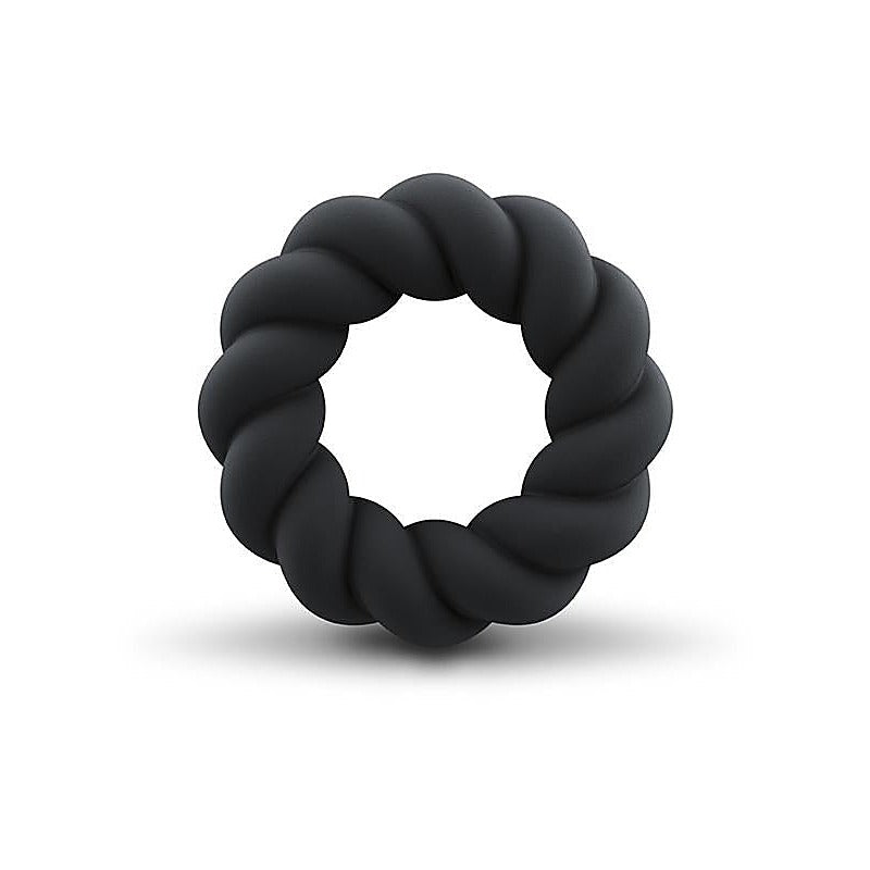 Twist Stretchy Silicone Cock Ring by Rocks Off - Stretchy Cock Rings