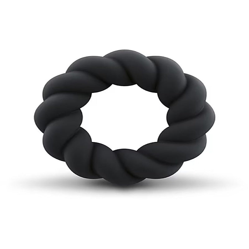 Twist Stretchy Silicone Cock Ring by Rocks Off - Stretchy Cock Rings