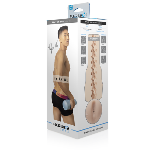 Fleshjack Boys Tyler Wu Skater Boy Masturbator Realistic Dildos